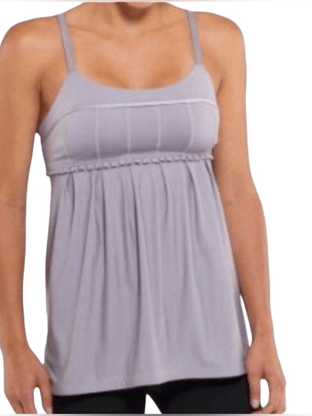 Lululemon Pritti Ruffle Babydoll Tank Top - vintage style!
